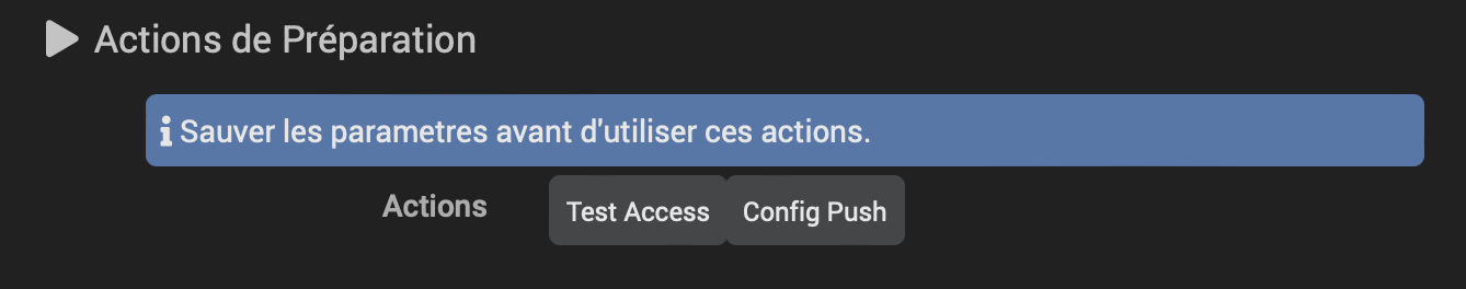 Test Actions